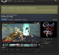 Steam greenlight page